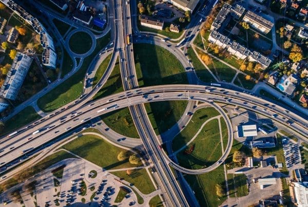 snelweg van boven taxatie vastgoed circulair